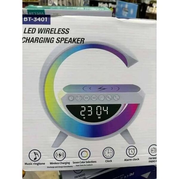 LED Wireless Charging Speaker