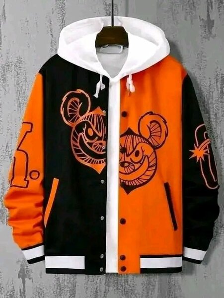 Veste à capuche graphique