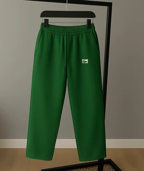 Pantalon de sport vert unisexe