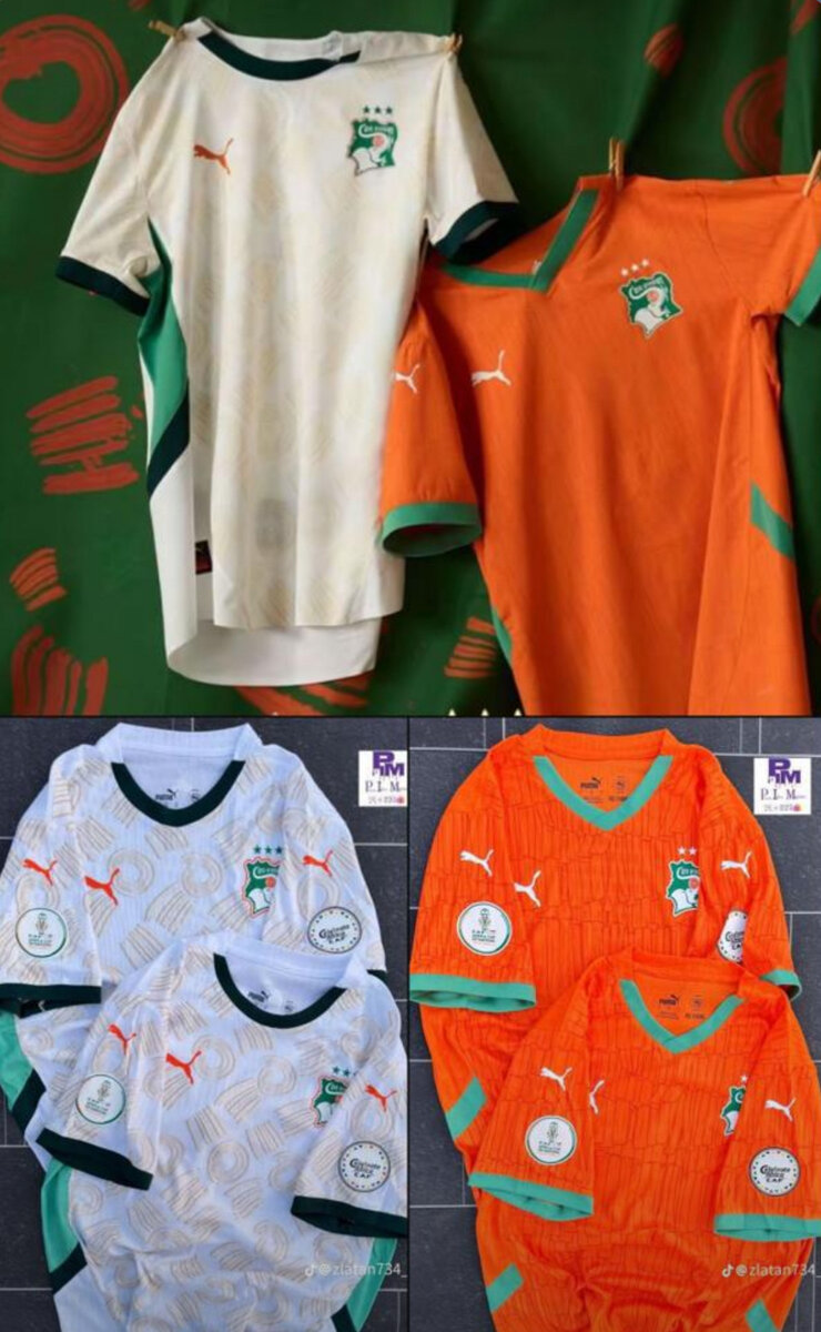 Maillot de Football Côte d'Ivoire
