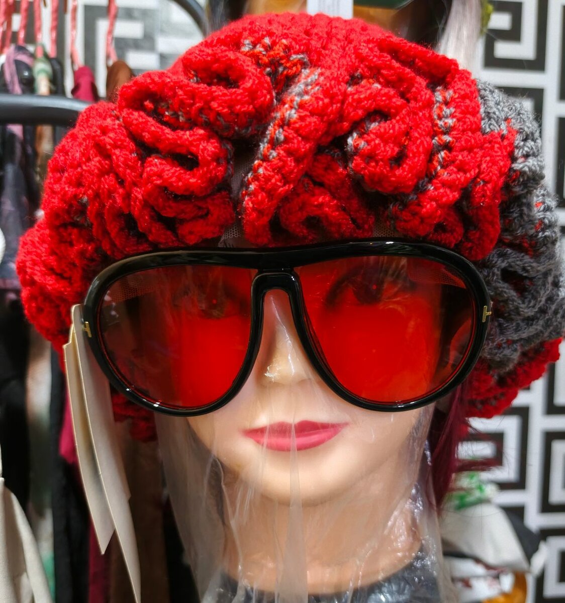 Bonnet tricoté coloré