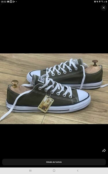 Baskets basses en toile unisexes