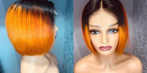 100% already made wigs exactly as seen