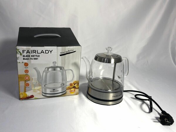 Bouilloire Électrique Verre Fairlady