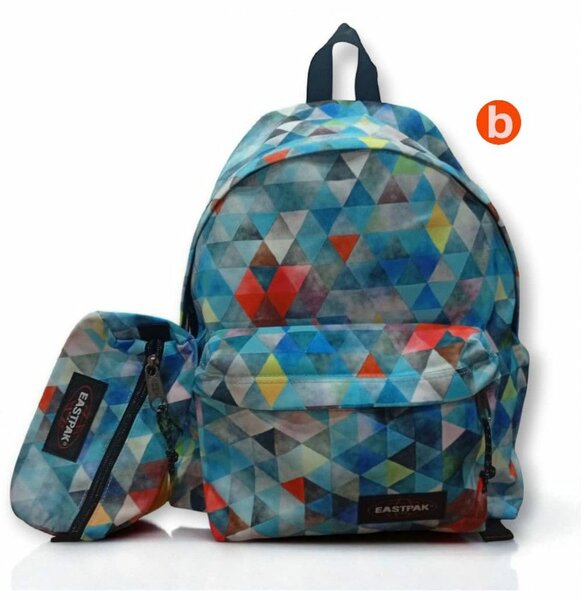 Sac à dos géométrique coloré