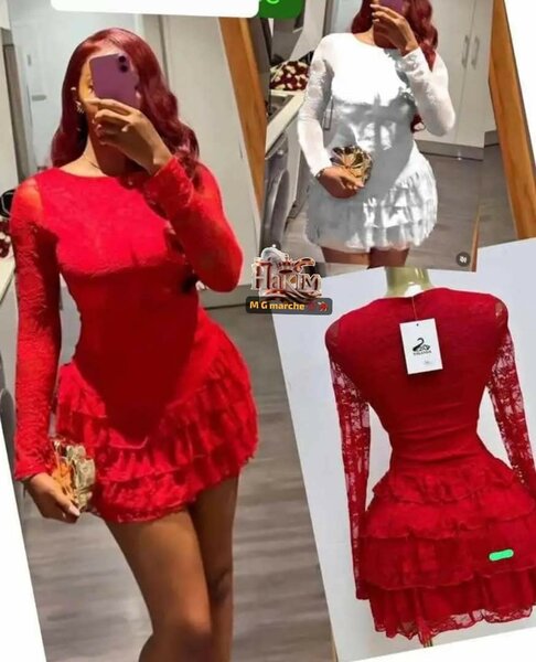 Robe en dentelle élégante