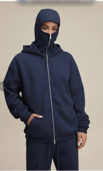 Sweat à capuche zippé unisexe