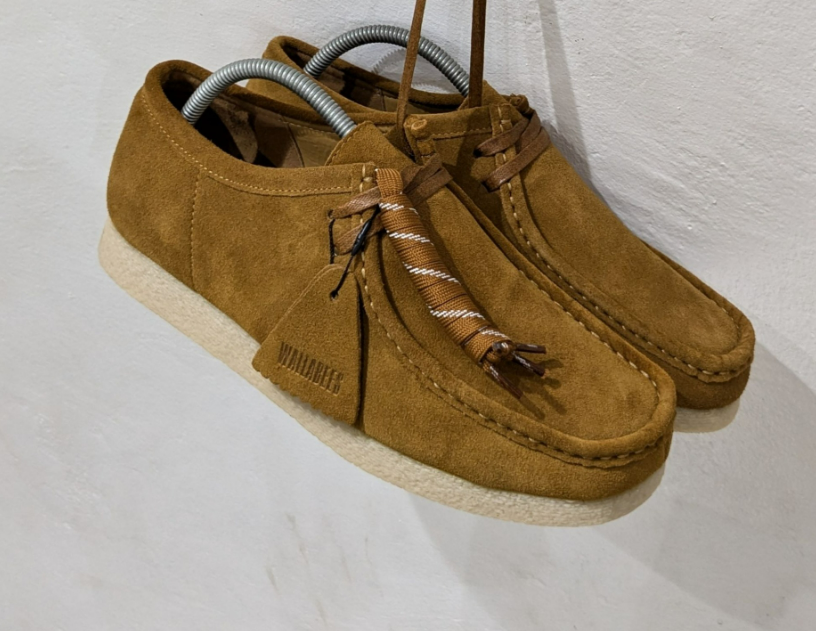 Original Clarks Wallabee-Oakmoss Suede