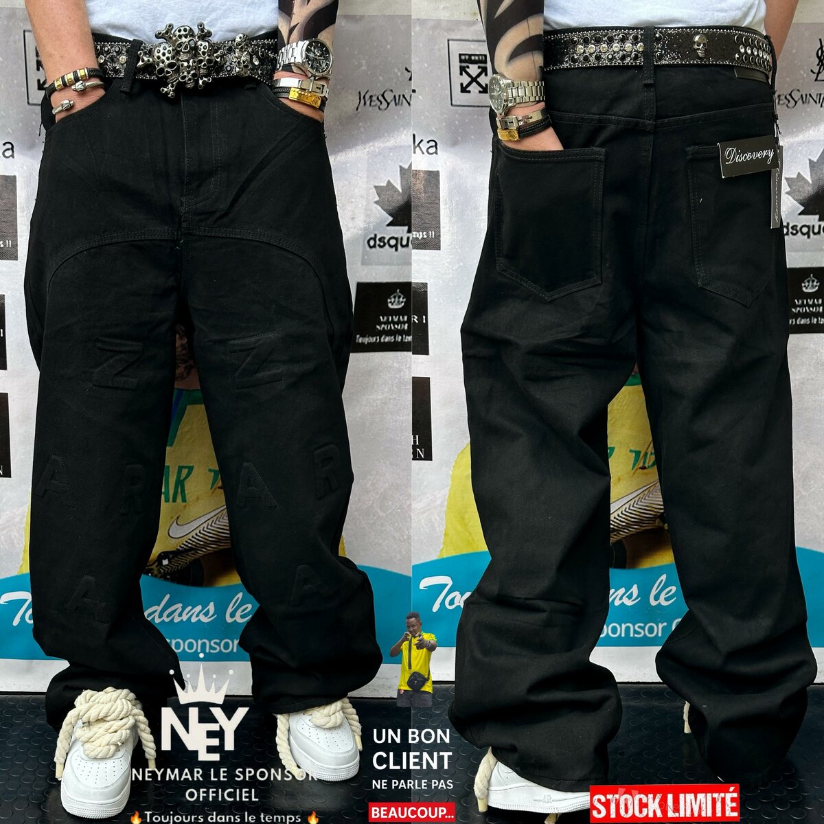 Jeans baggy unisex tendance