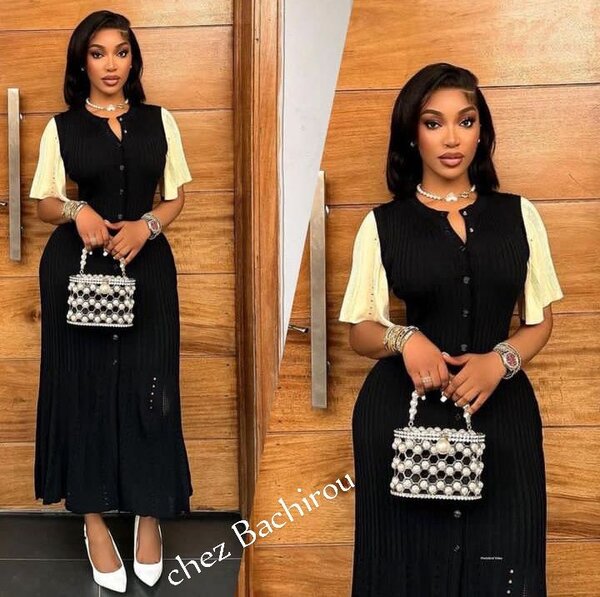 Sac à main noir et blanc pour femme