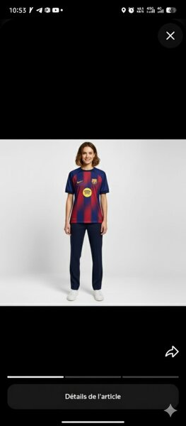 Maillot de football barça