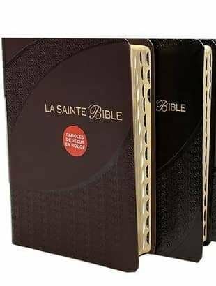 Bible Sainte Couverture Cuir