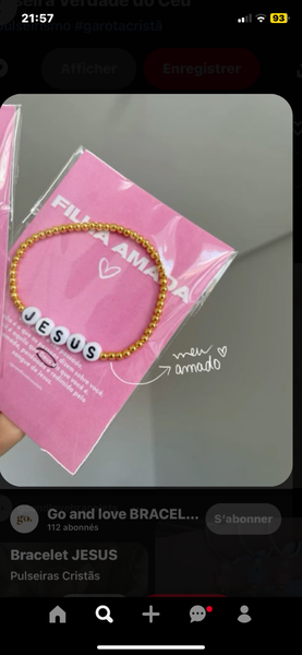 Bracelet en perles élégant