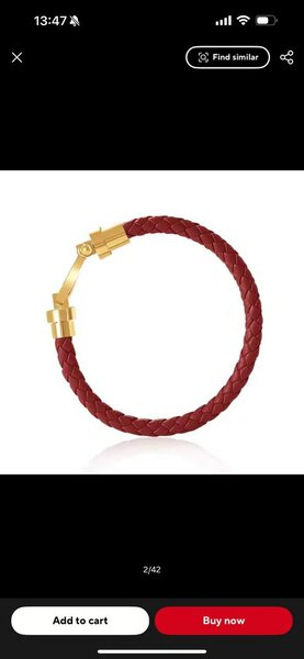 Bracelet en cuir tressé élégant