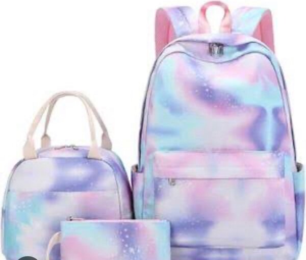 Sac à dos scolaire multicolore