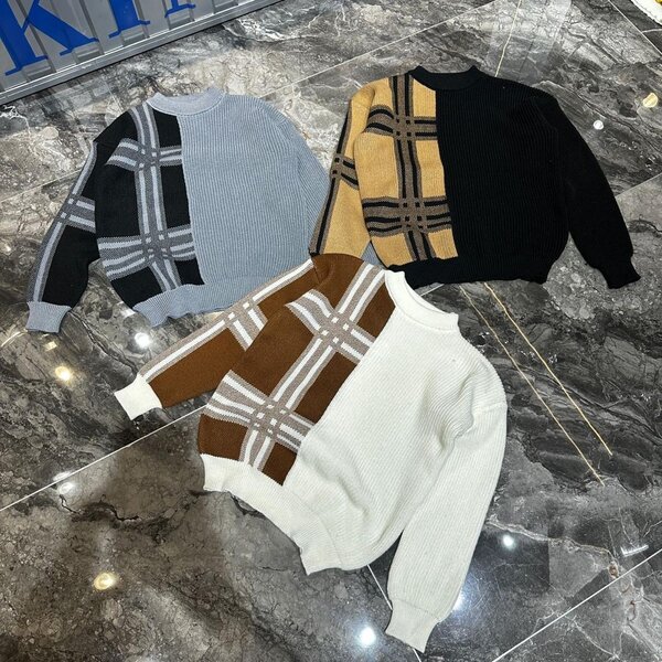 Pulls à motif géométrique