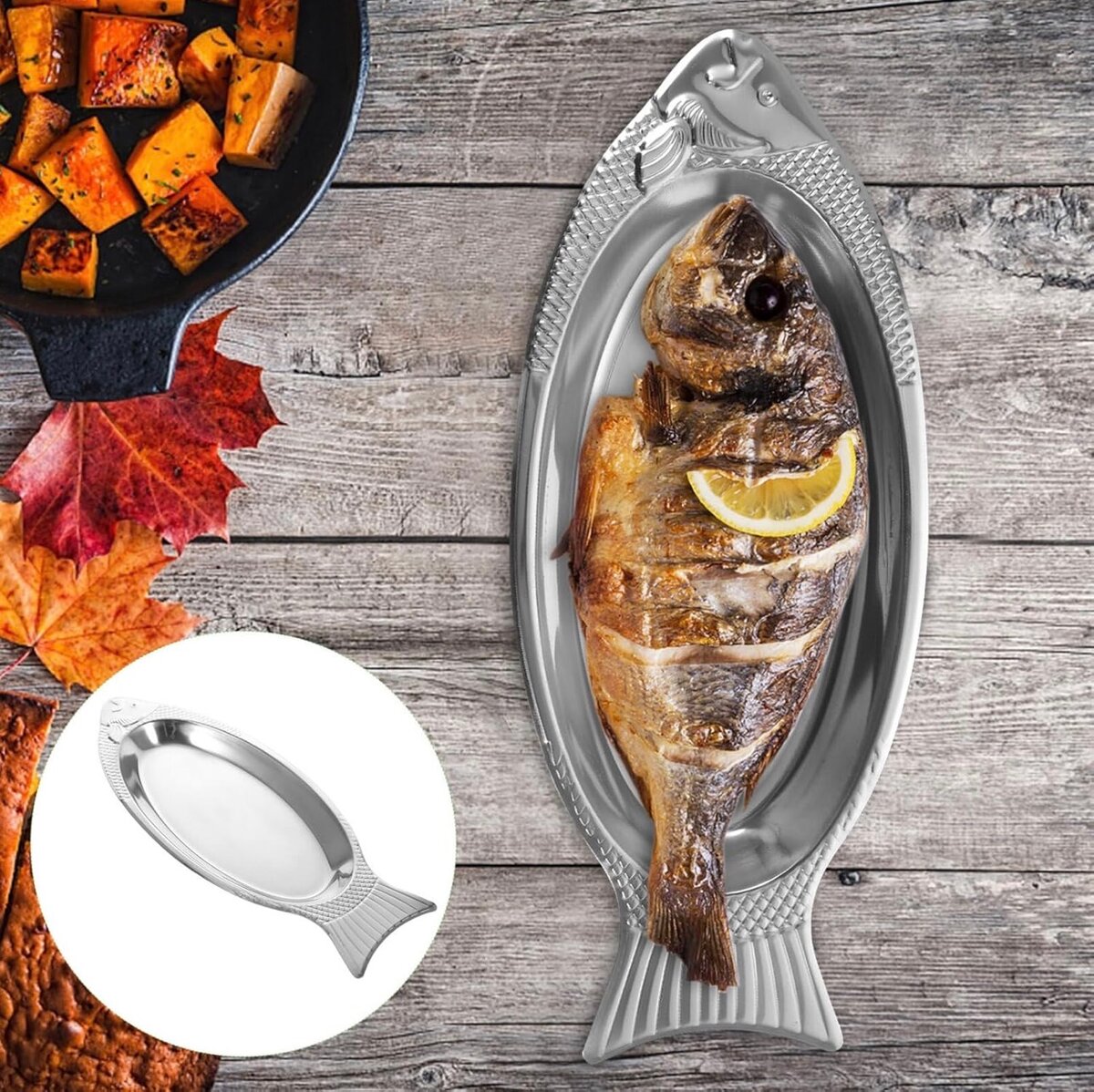 Plateaux en forme de poisson