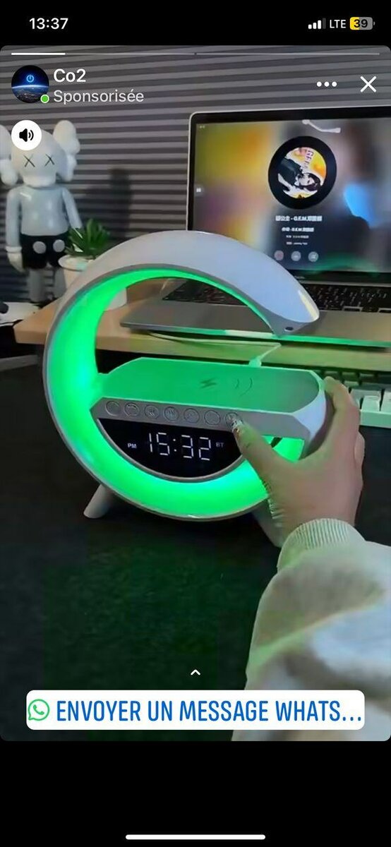 Enceinte bluetooth 4 en 1