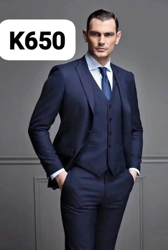 Men's suits-triplet, color dark blue