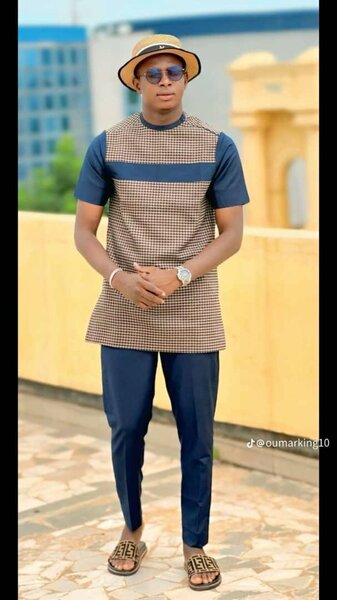 Ensemble africain chic pour homme