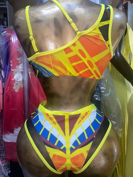 Bikini imprimé coloré