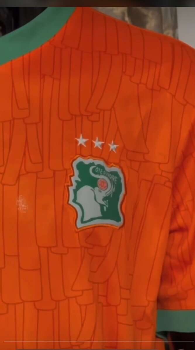 Maillot Côte d'Ivoire Orange