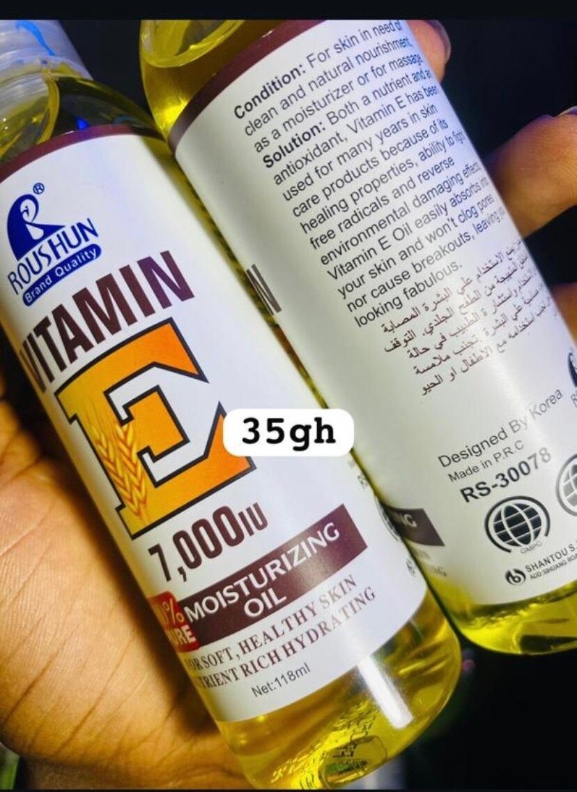 100% pure vitaminE oil.No harsh chemical/synthetic ingredien