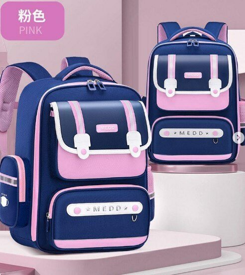 Backpack blue and pink