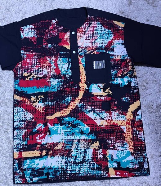 Chemise à motifs africains