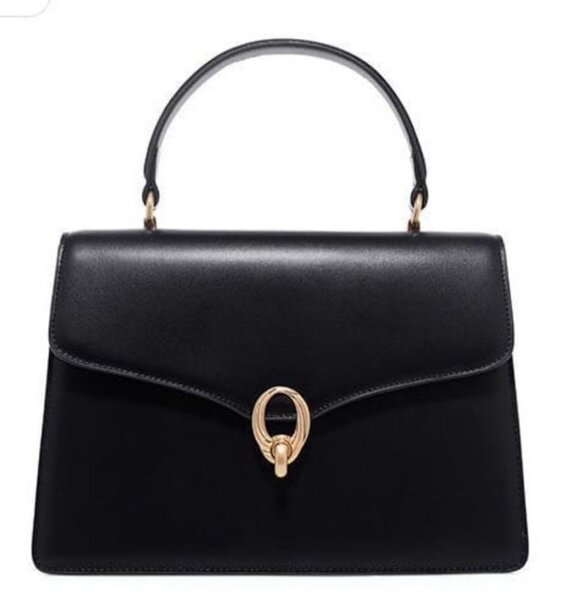 Beautiful fashionable women's handbag color black