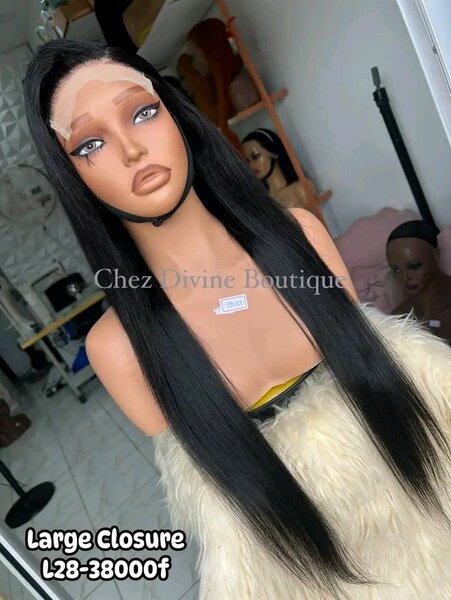 Perruque Lace Closure Lisse