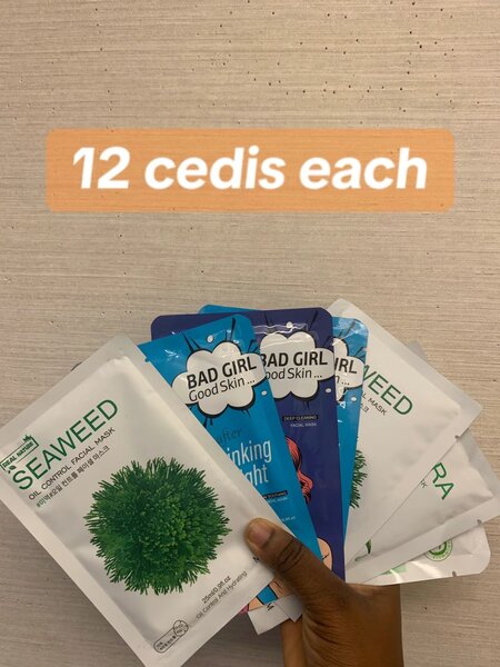 Facial ,lips and eye masks