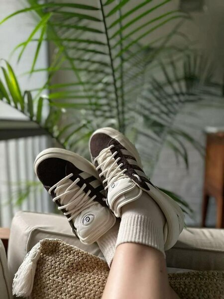 Chaussures basses bicolores