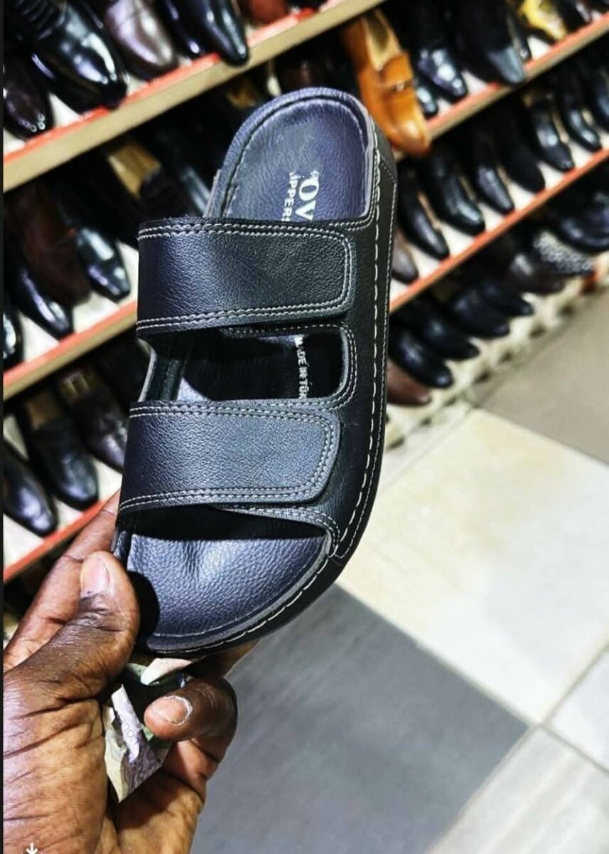 Sandales en cuir confortables