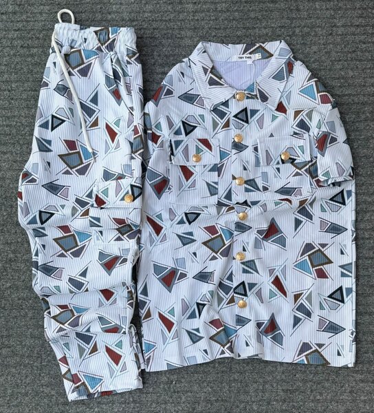 Pyjama imprimé géométrique