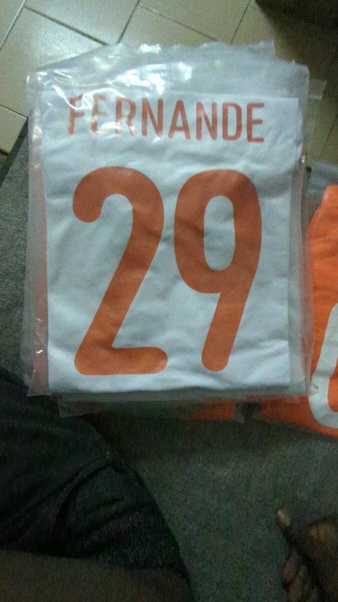 Maillot de Football Numéroté