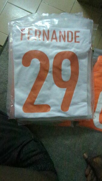 Maillot de Football Numéroté