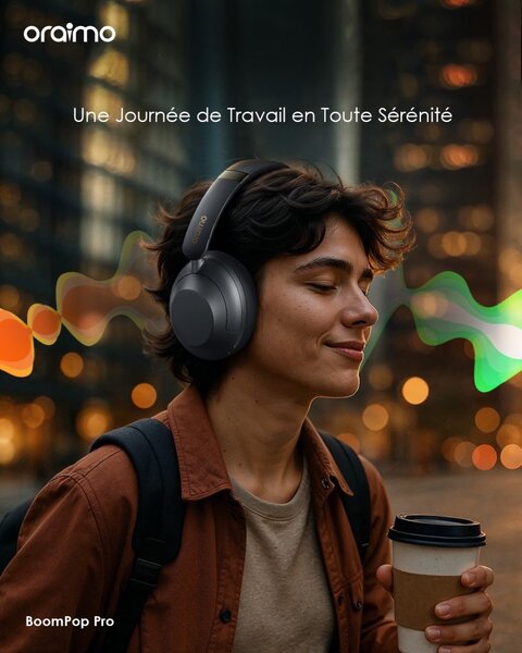 oraimo Casque BoomPop Pro ANC