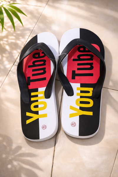 Sandales personnalisées avec logo