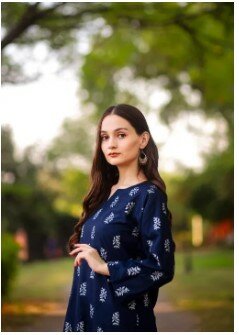 Summer New Trendy Block Printed 2pc Dress For girls and Women's