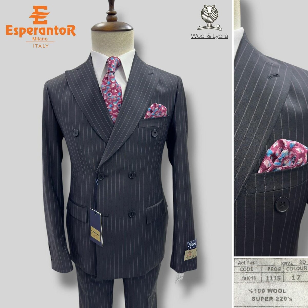 Double breasted suit