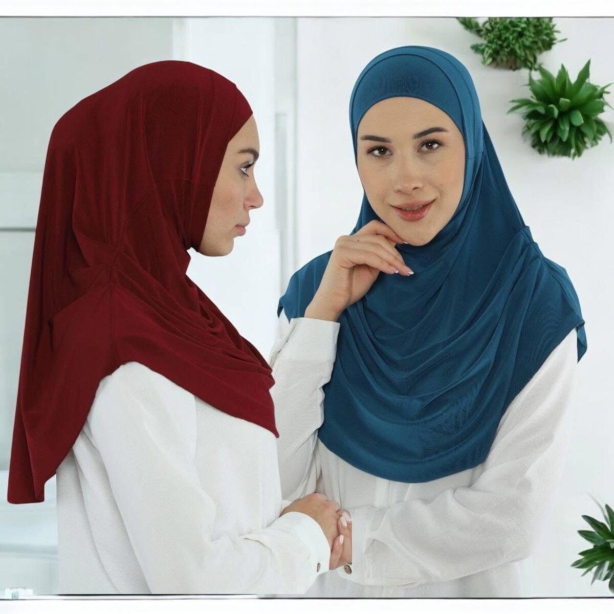 Hijab Élégant en Jersey
