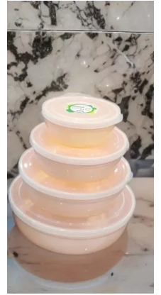 Bowl Set 4 in 1 Premium Quality Different colors with Lid