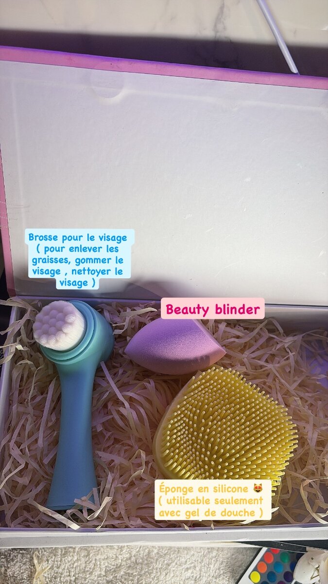 Set de soins visage en silicone