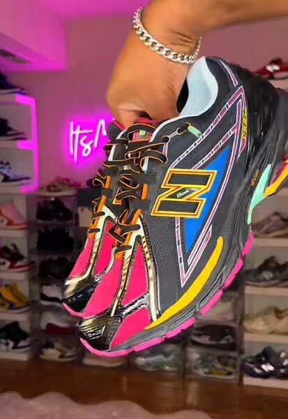 Sneakers colorés tendance