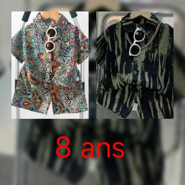 Ensemble chemise garçon stylée