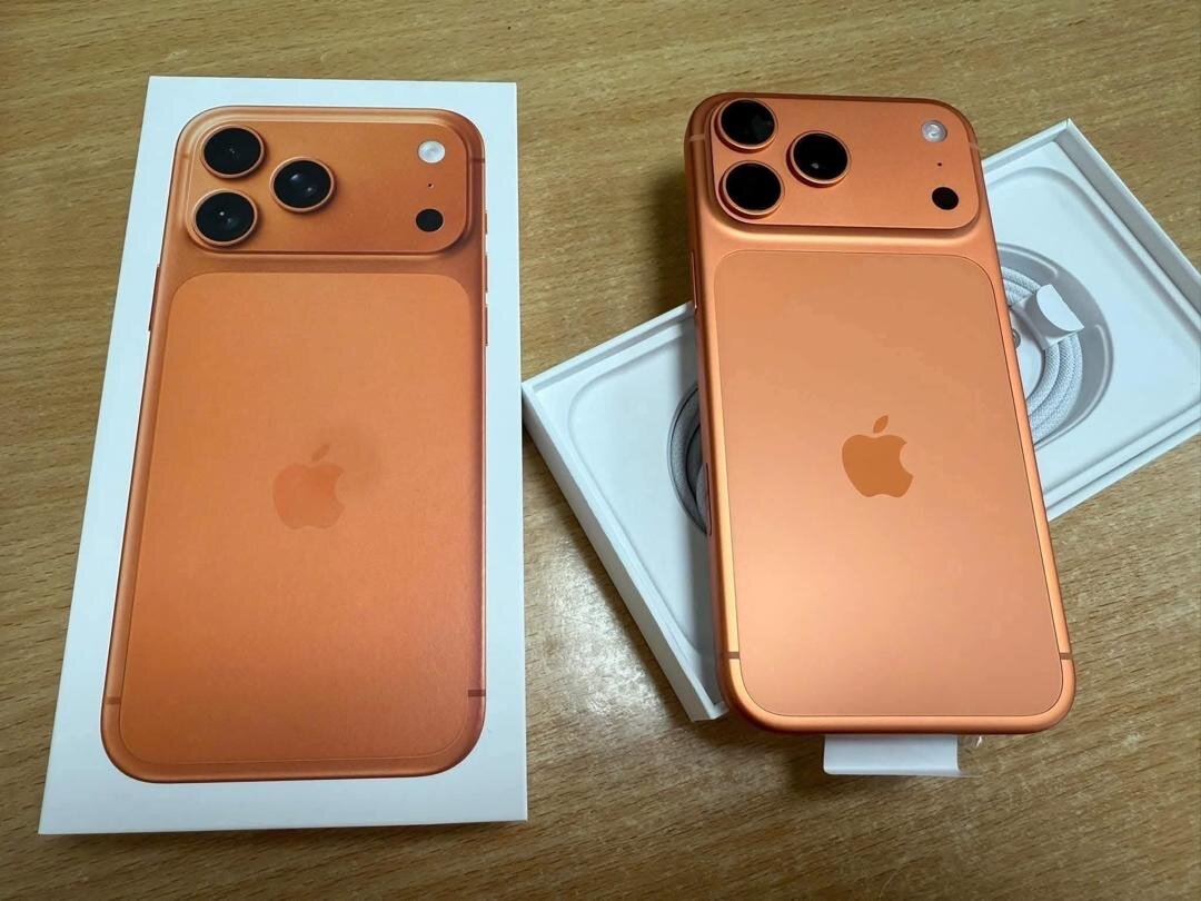 Coque pour téléphone orange élégante