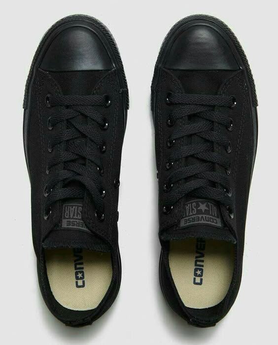 Baskets noires tendance