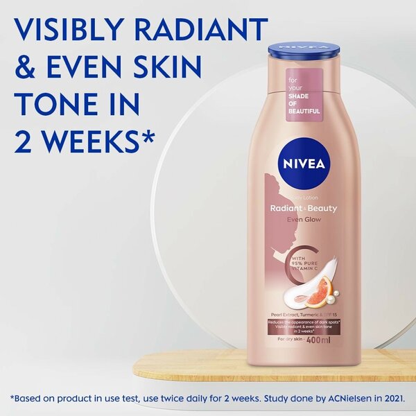 Nivea body lotion radiant and beauty Vitamin C lotion 400ml