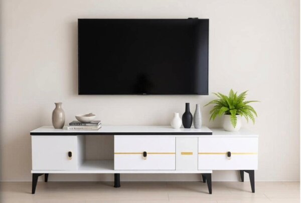 Meuble TV moderne blanc